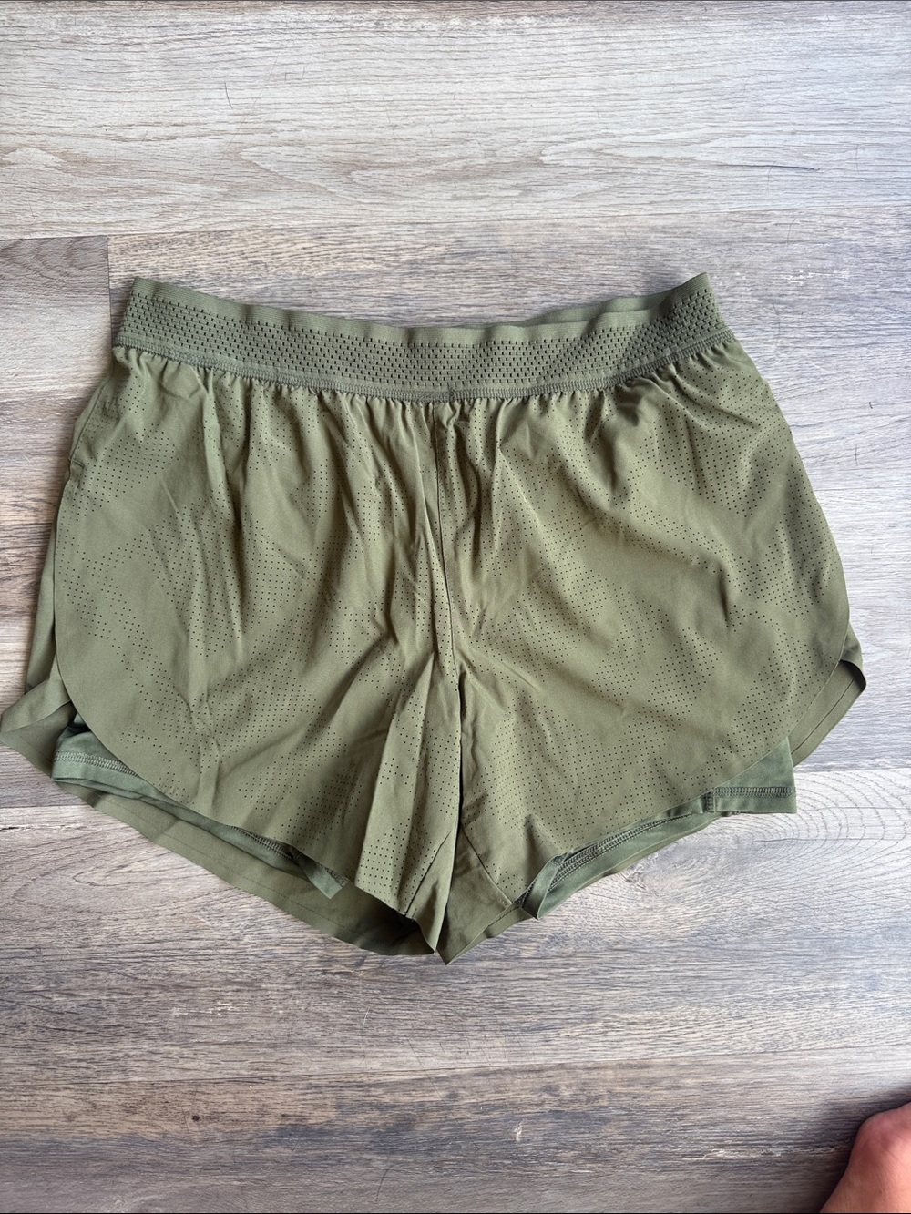 Avia Olive Green Athletic Performance Shorts